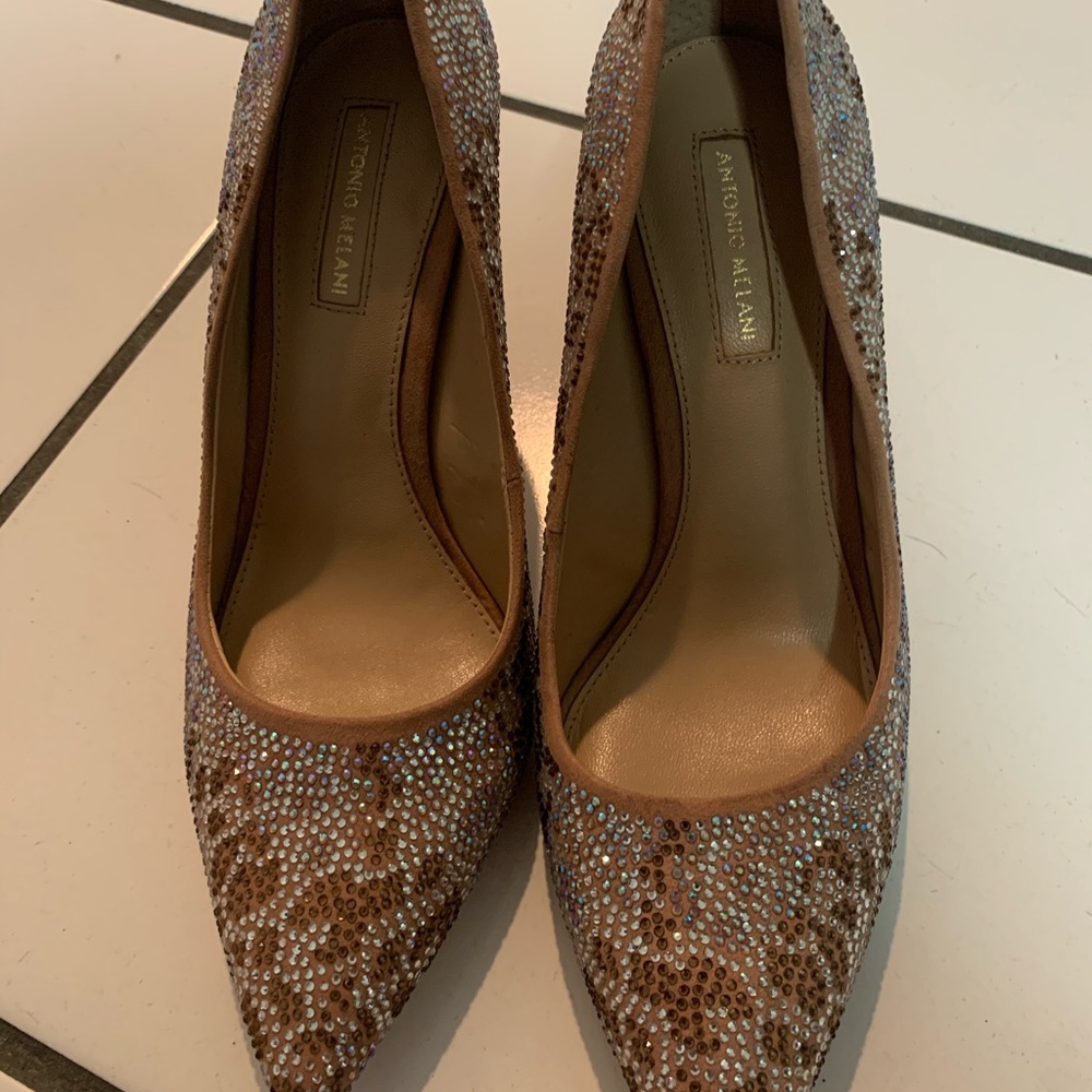 Antonio Melani crystal-embellished heels